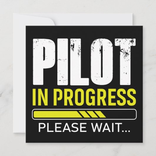 Piloot in Uitvoering… Even Geduld | Aviator Humor (Voorkant)