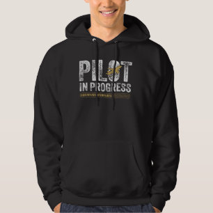 Piloot in uitvoering Grappig piloot & Luchtvaartvl Hoodie