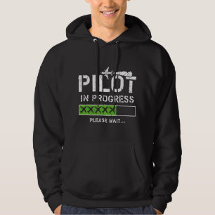 Piloot In Uitvoering Kind Vliegtuig Piloot Aviatie Hoodie