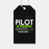 Piloot in uitvoering Lading Flight School Cadeaulabel (Voorkant)