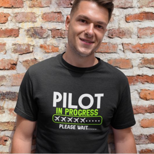 Piloot in uitvoering Lading Flight School T-shirt