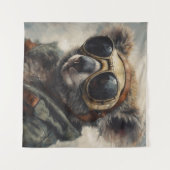 Piloot Koala Wandkleed (Voorkant (horizontaal))