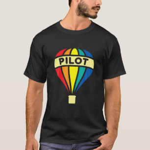  piloot-luchtballon   Flying Hot Air Bal T-shirt