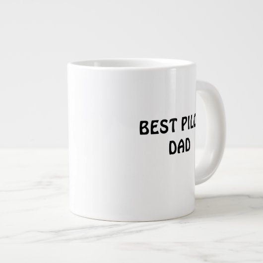 Piloot Luchtvaart Papa's Landing Grappige Kat Stop Grote Koffiekop (Voorkant rechts)