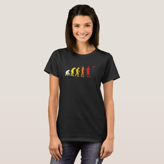 Piloot met de Drone Fyling Evolution Design Drone T-shirt (Voorkant volledig)