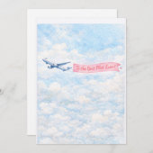 Piloot naar de beste piloot ooit feestdagenkaart (Voorkant / Achterkant)