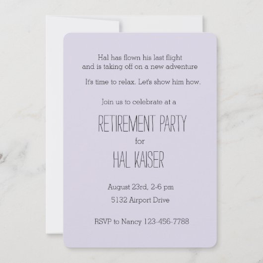 piloot- of stuurcabinepartij kaart (Achterkant)