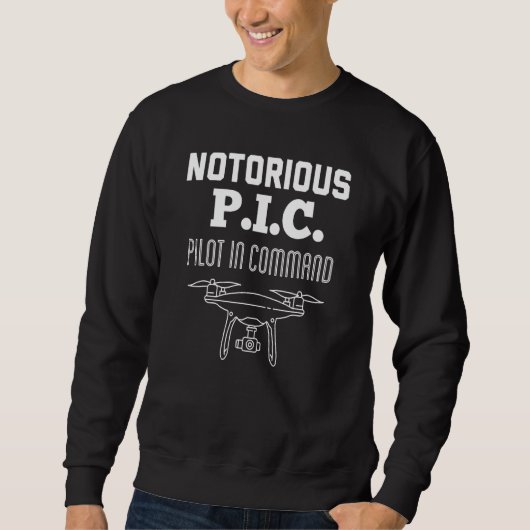 Piloot onder commando: Piloot onbemande Vliegtuig Trui (Voorkant)