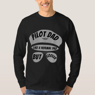 Piloot Papa - Grappige Piloot Vader & Luchtvaart V T-shirt