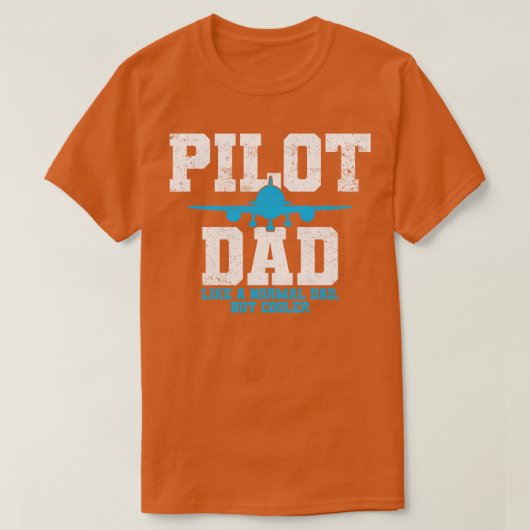 Piloot Papa T-shirt (Design voorkant)