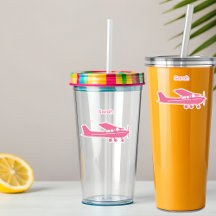 Piloot Pink Cessna Vliegtuig Custom Name Girly