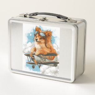 Piloot Pomeranian � Vliegende Ace Hond