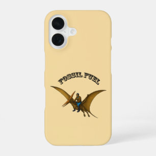 Piloot Rijden op een Vliegende Pterosaurus Dinosau iPhone 16 Hoesje