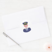 Piloot Ronde Sticker (Envelop)