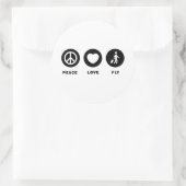 Piloot Ronde Sticker (Tas)