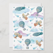 Piloot Teddy Bear Eerste Verjaardag Kinderen Kaart (Achterkant)