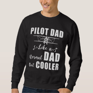 Piloot vader als een normale vader, maar cooler pi trui