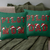 Piloot Vader Kerst Brieven Lichtjes Ornamenten Gra