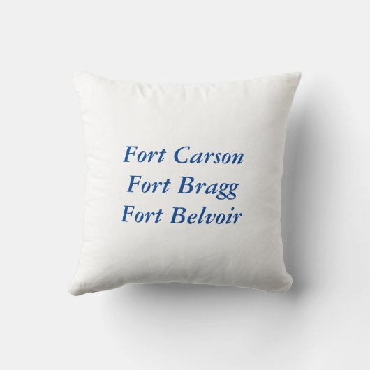  piloot van het militaire dienststation kussen (Achterkant)