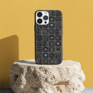 Piloot Vliegtuig cockpit dashboard Instrumenten Lu iPhone 15 Pro Case