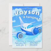 Piloot - Vliegtuigjongen Verjaardag Kaart (Voorkant)