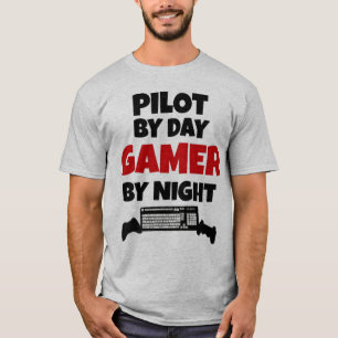 Piloot voor Day Gamer by Night T-shirt