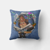 Piloot voor de boekverslaafde kussen (Achterkant)