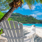 Piloot Vrouw Typografie & Vliegtuig Eenvoudig, Min Blikjeskoeler