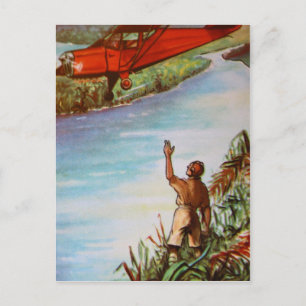 Piloot Waving Briefkaart
