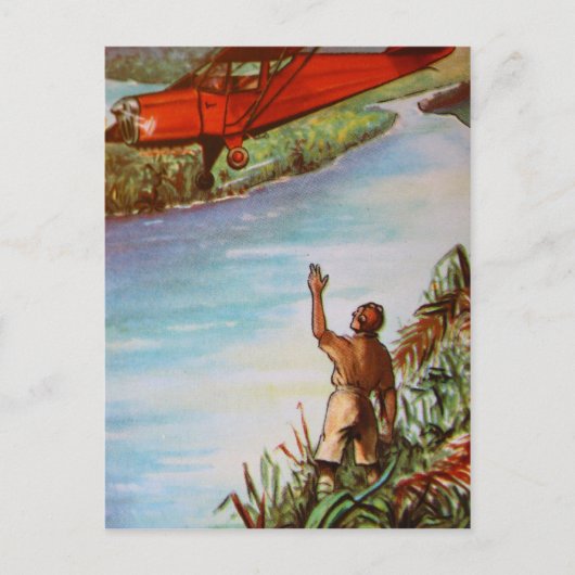 Piloot Waving Briefkaart (Voorkant)