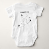 Piloot witte T-shirt Ba (Achterkant)