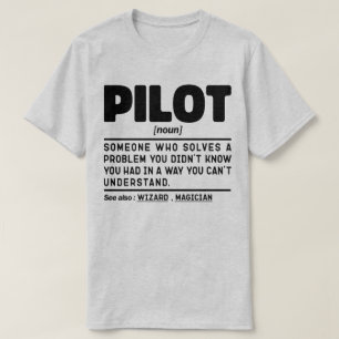 Piloot zelfstandig naamwoord vlieginstructeur luch t-shirt