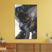 Piloot zit in zijn A-10 Thunderbolt II Canvas Afdruk (Insitu (Woonkamer))