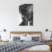 Piloot zit in zijn A-10 Thunderbolt II Canvas Afdruk (Insitu (Slaapkamer))