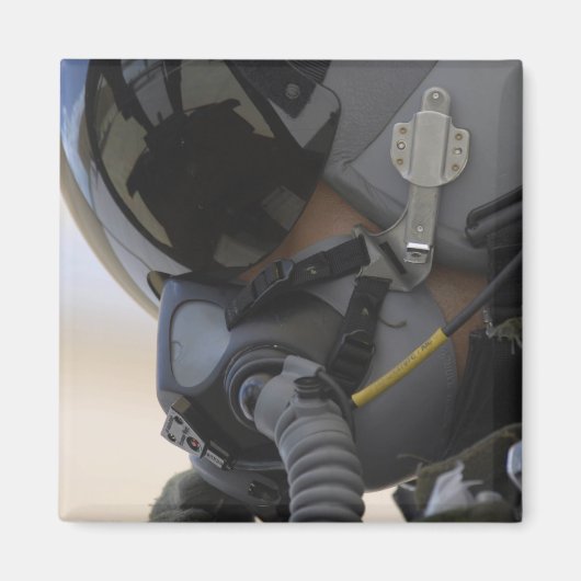 Piloot zit in zijn A-10 Thunderbolt II Magneet (Voorkant)