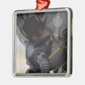 Piloot zit in zijn A-10 Thunderbolt II Metalen Ornament (Links)