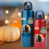 Piloot Zombie vliegt Vliegtuighuis Grappig Hallowe Sticker