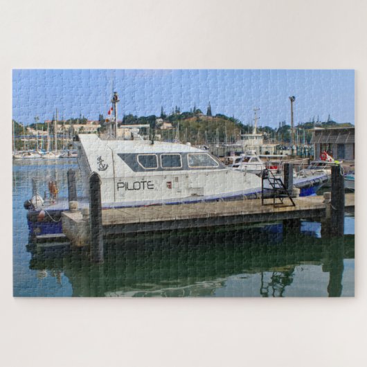 Pilootboot, Noumea, Nieuw-Caledonië Legpuzzel (Horizontaal)