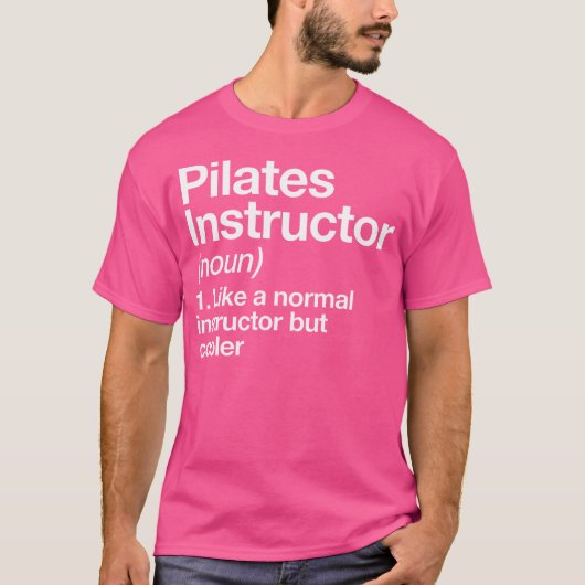 Pilootinstructeur Definitie Funny Trainer Gym Sp T-shirt (Voorkant)