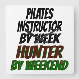 Pilootinstructeur Hunter Vierkante Klok