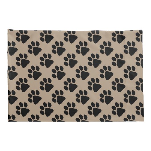 Pilootkassen - Puppy Paw Print Kussensloop (Achterkant-Rechts)