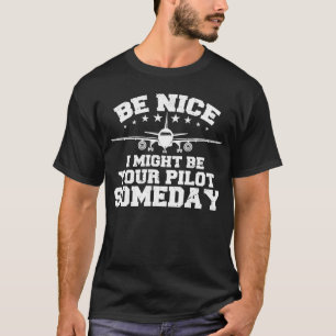 Pilootproject voor de piloot van het vliegvliegtui t-shirt