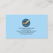 Pilootproject voor Logistiek baanvak op creatieve  Visitekaartje (Achterkant)