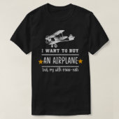 Pilootschenkingen voor pilotenvliegbrevetschenking t-shirt (Design voorkant)
