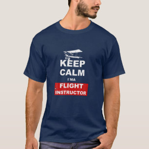 Pilootvlieginstructeur, luchtvaartvliegtuig t-shirt