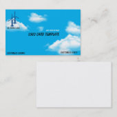 Pilootwolken voor de navigatiekaart op de drone visitekaartje (Voorkant / Achterkant)