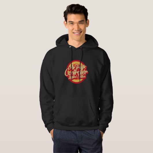 Pilot Air Traffic Controller  Retro ATC Aviation F Hoodie (Voorkant volledig)