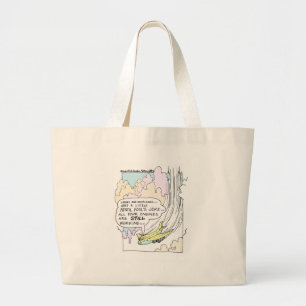 Pilot April Fools Cartoon Funny Gifts & T - shirts Grote Tote Bag
