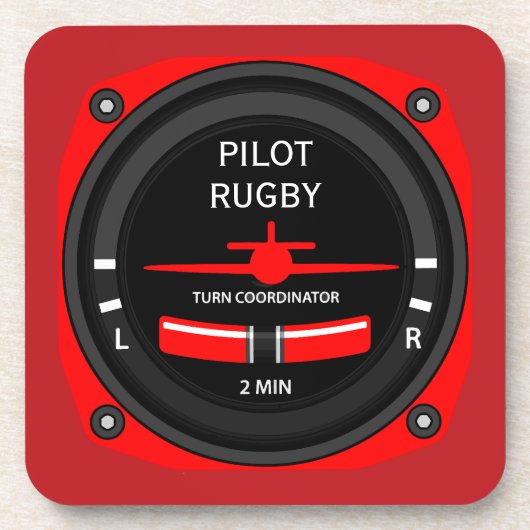 Pilot Aviation Geek Bier Onderzetter (Voorkant)