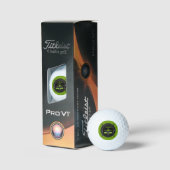 Pilot Aviation Geek Golfballen (Verpakking)
